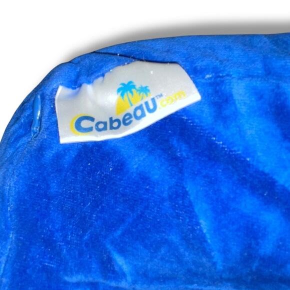 Cabeau Evolution Classic Memory Foam Neck Pillow Travel Washable Carry Bag Blue - Picture 5 of 13